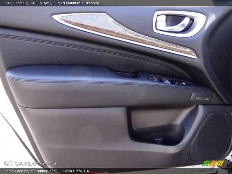 Liquid Platinum / Graphite 2015 Infiniti QX60 3.5 AWD