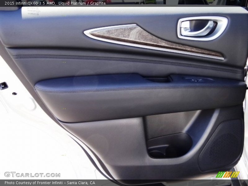 Liquid Platinum / Graphite 2015 Infiniti QX60 3.5 AWD