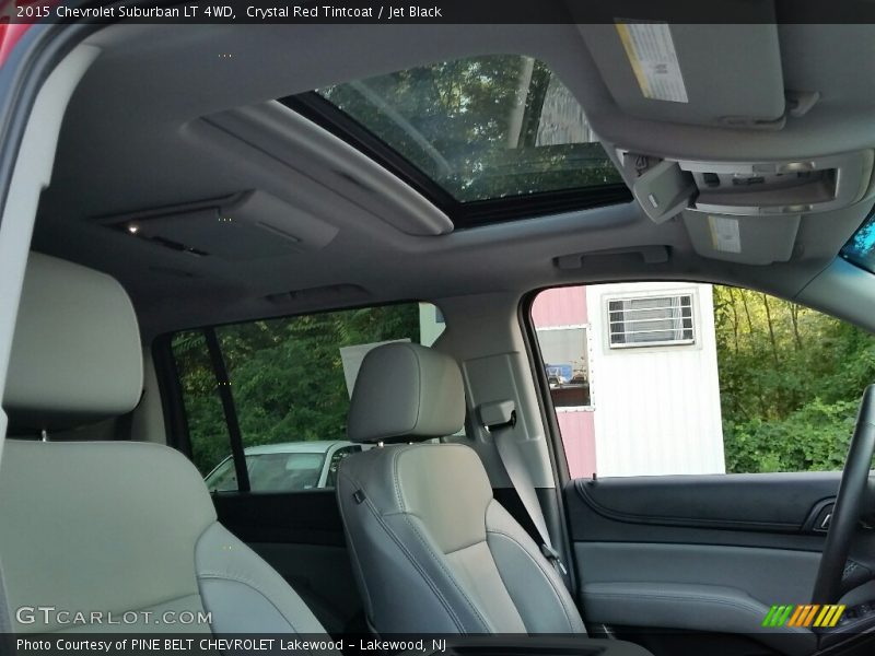 Crystal Red Tintcoat / Jet Black 2015 Chevrolet Suburban LT 4WD