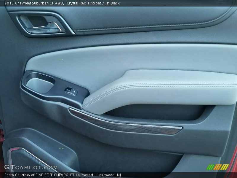 Crystal Red Tintcoat / Jet Black 2015 Chevrolet Suburban LT 4WD