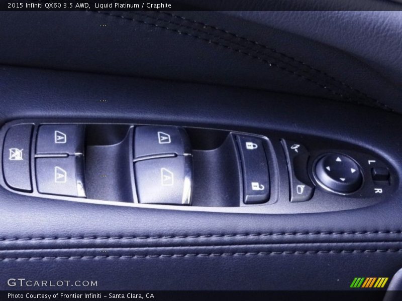 Liquid Platinum / Graphite 2015 Infiniti QX60 3.5 AWD