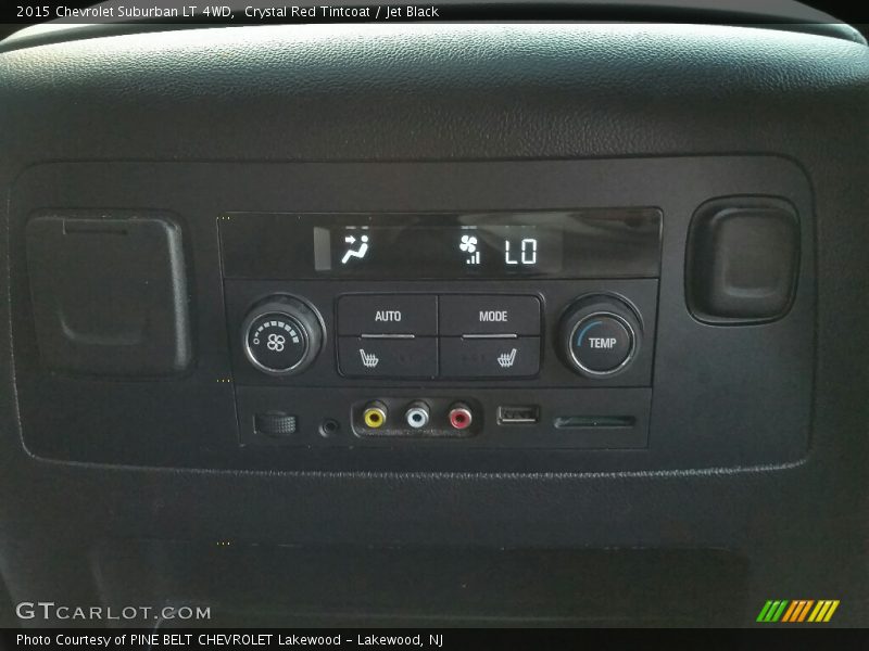 Crystal Red Tintcoat / Jet Black 2015 Chevrolet Suburban LT 4WD