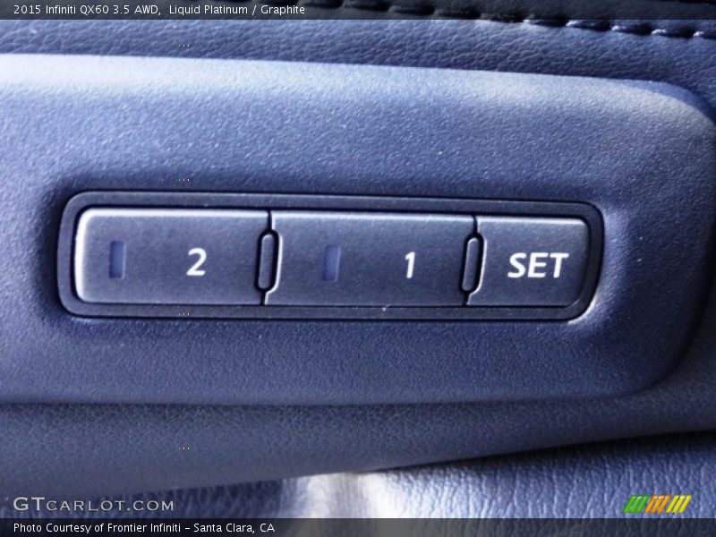 Liquid Platinum / Graphite 2015 Infiniti QX60 3.5 AWD