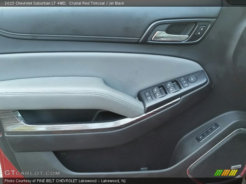 Crystal Red Tintcoat / Jet Black 2015 Chevrolet Suburban LT 4WD