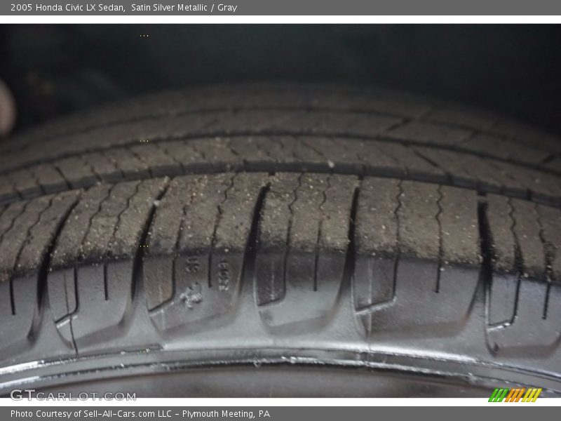 Satin Silver Metallic / Gray 2005 Honda Civic LX Sedan