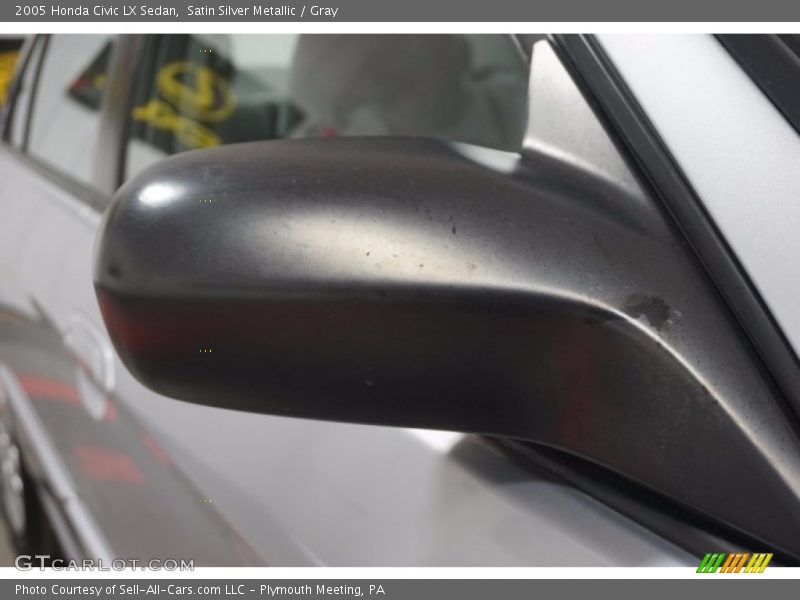 Satin Silver Metallic / Gray 2005 Honda Civic LX Sedan