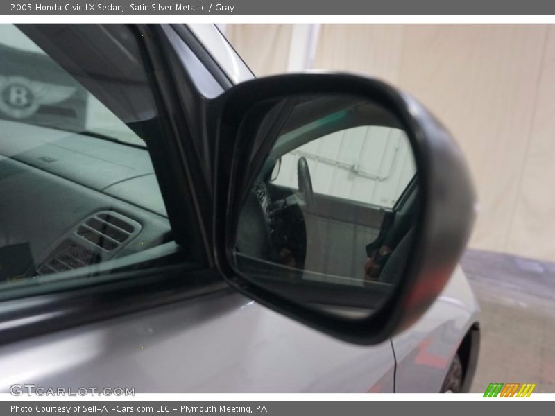 Satin Silver Metallic / Gray 2005 Honda Civic LX Sedan