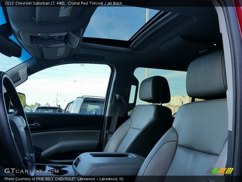 Crystal Red Tintcoat / Jet Black 2015 Chevrolet Suburban LT 4WD