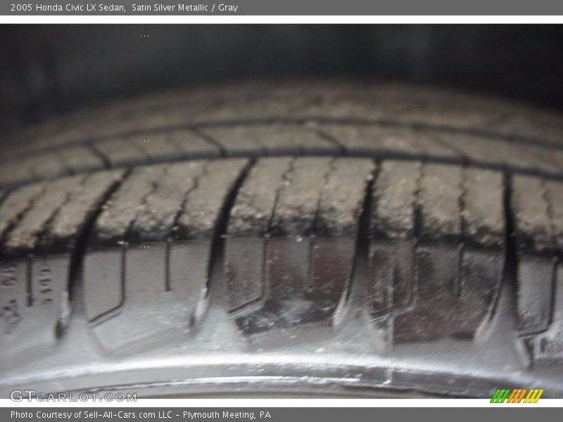 Satin Silver Metallic / Gray 2005 Honda Civic LX Sedan