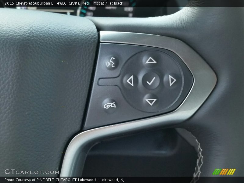 Crystal Red Tintcoat / Jet Black 2015 Chevrolet Suburban LT 4WD