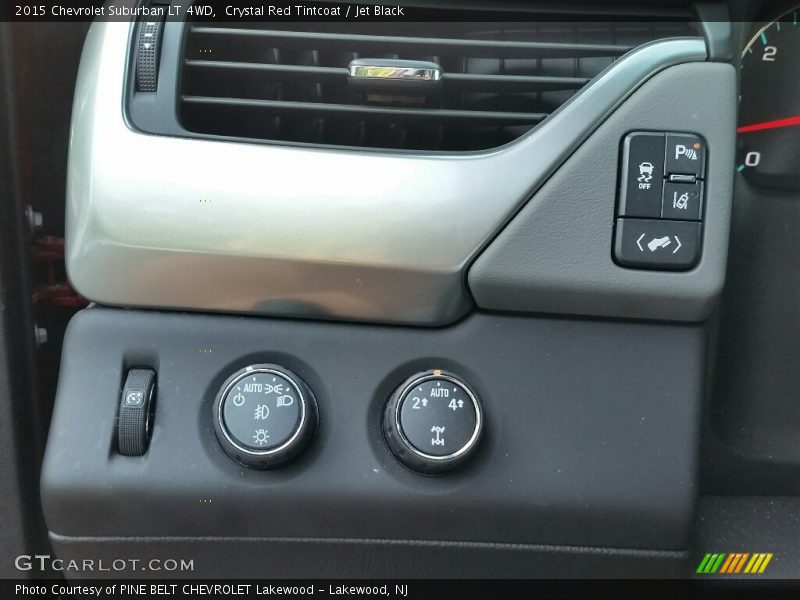 Crystal Red Tintcoat / Jet Black 2015 Chevrolet Suburban LT 4WD