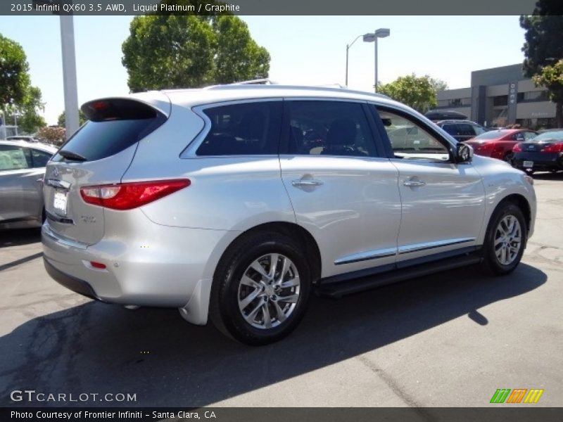 Liquid Platinum / Graphite 2015 Infiniti QX60 3.5 AWD
