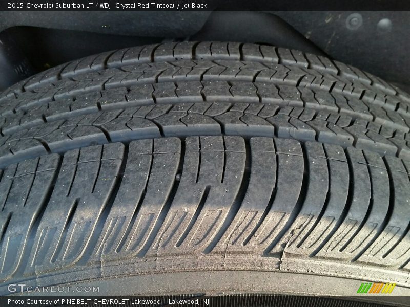 Crystal Red Tintcoat / Jet Black 2015 Chevrolet Suburban LT 4WD