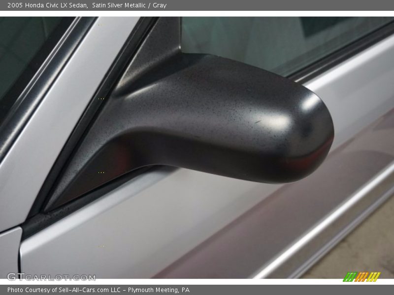 Satin Silver Metallic / Gray 2005 Honda Civic LX Sedan