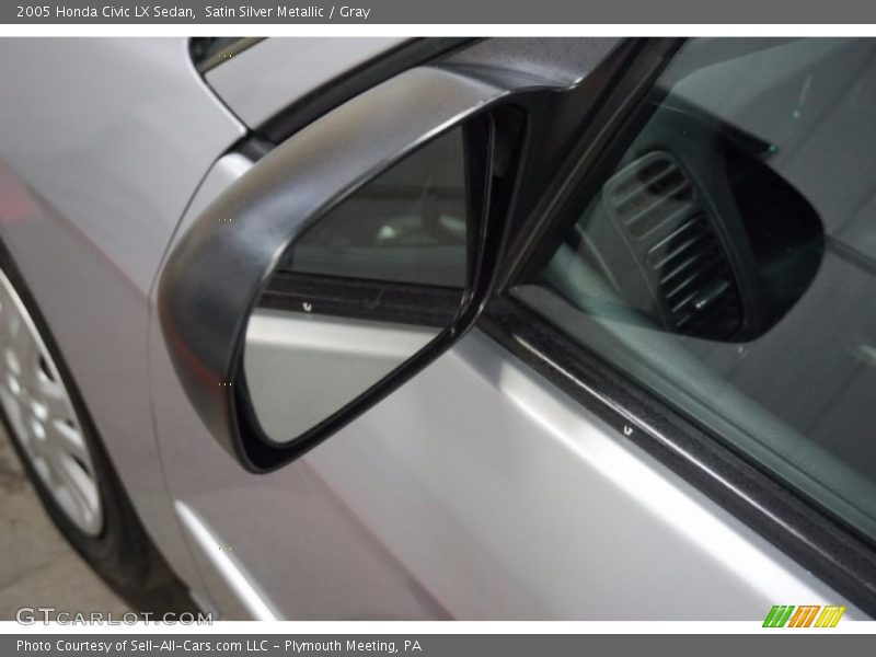 Satin Silver Metallic / Gray 2005 Honda Civic LX Sedan