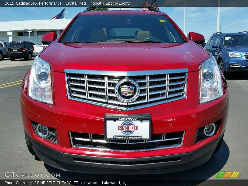 Crystal Red Tintcoat / Ebony/Ebony 2015 Cadillac SRX Performance