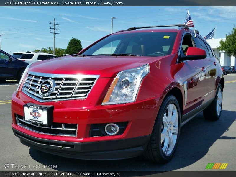 Crystal Red Tintcoat / Ebony/Ebony 2015 Cadillac SRX Performance