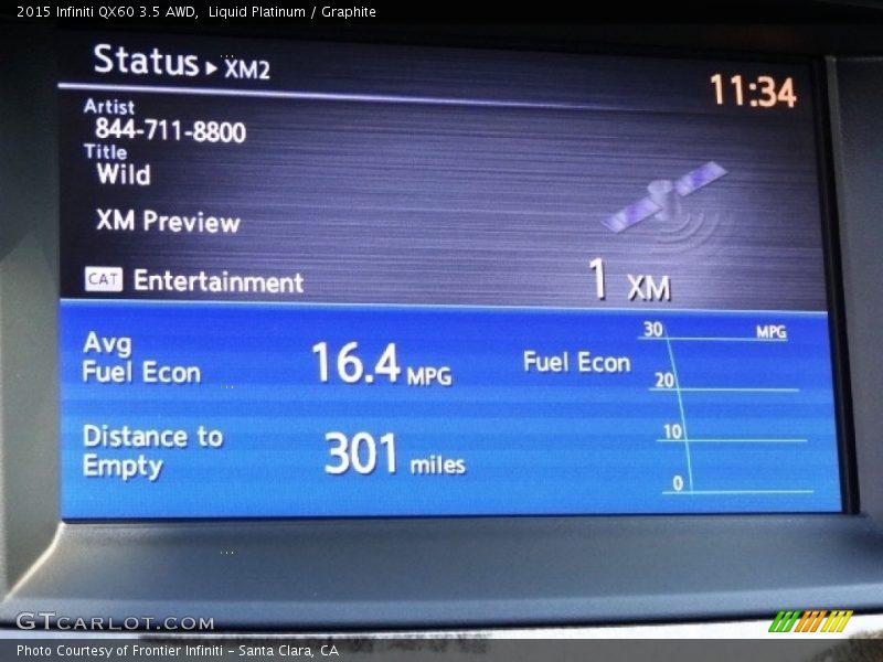 Liquid Platinum / Graphite 2015 Infiniti QX60 3.5 AWD