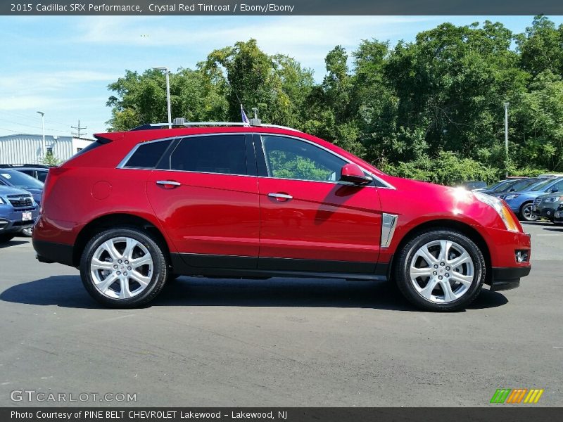 Crystal Red Tintcoat / Ebony/Ebony 2015 Cadillac SRX Performance