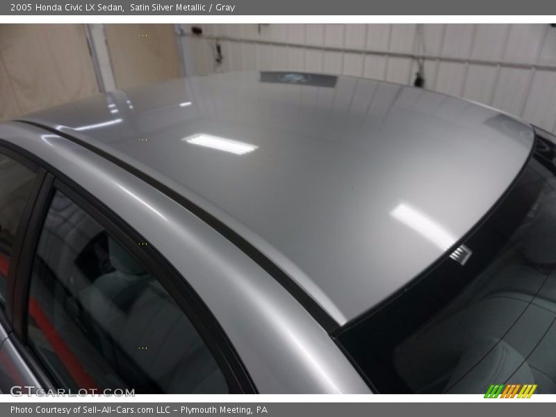 Satin Silver Metallic / Gray 2005 Honda Civic LX Sedan