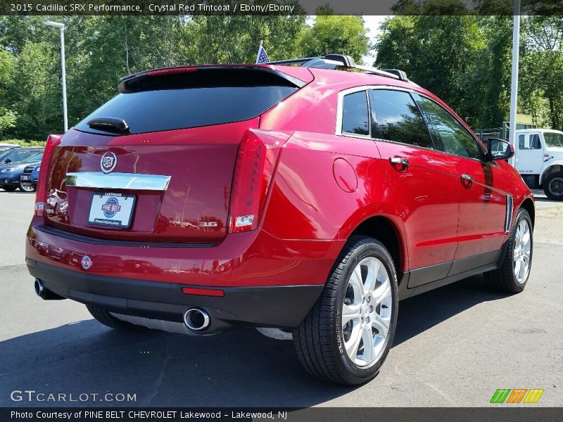 Crystal Red Tintcoat / Ebony/Ebony 2015 Cadillac SRX Performance
