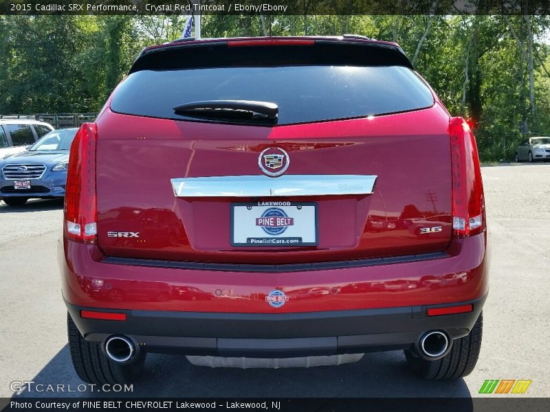Crystal Red Tintcoat / Ebony/Ebony 2015 Cadillac SRX Performance
