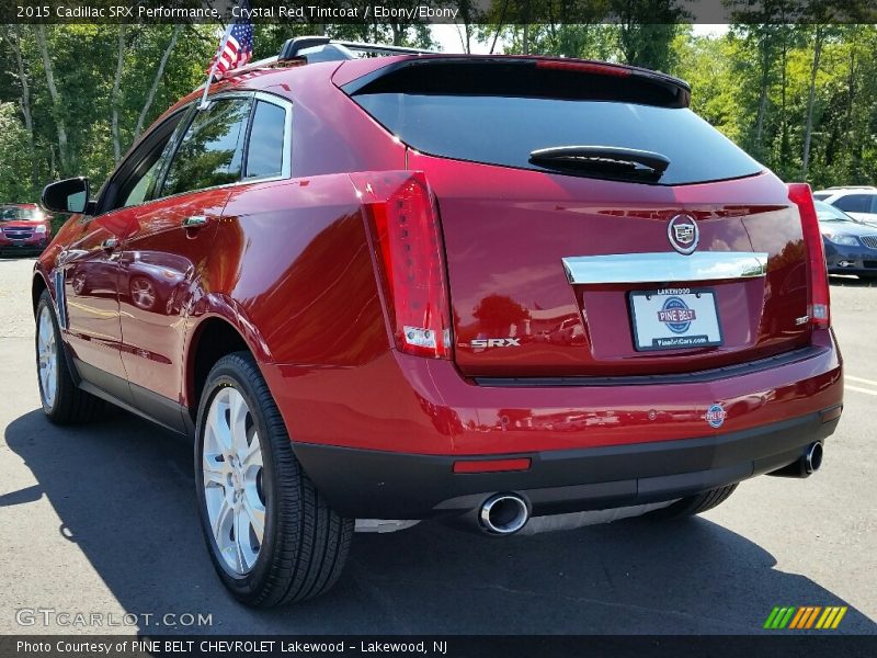 Crystal Red Tintcoat / Ebony/Ebony 2015 Cadillac SRX Performance