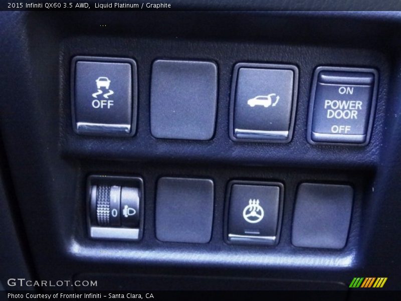 Liquid Platinum / Graphite 2015 Infiniti QX60 3.5 AWD