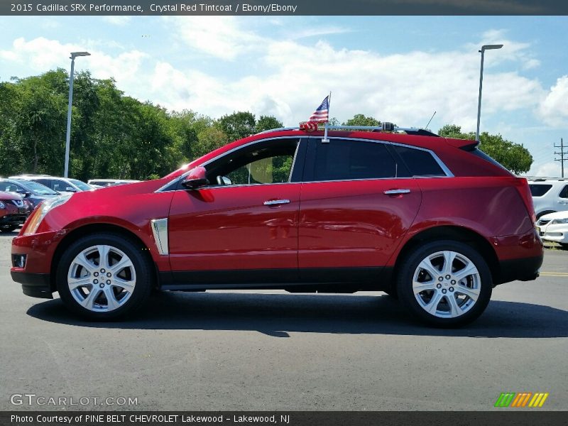 Crystal Red Tintcoat / Ebony/Ebony 2015 Cadillac SRX Performance