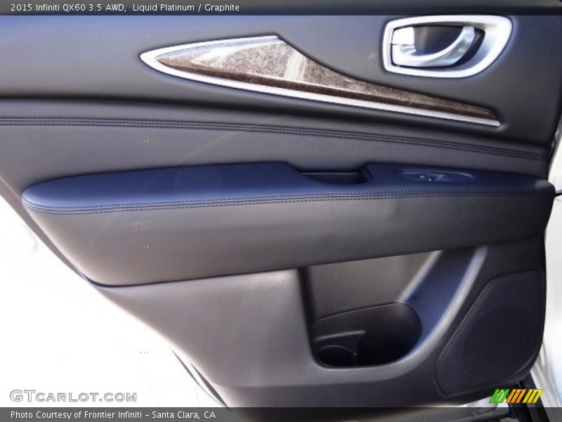 Liquid Platinum / Graphite 2015 Infiniti QX60 3.5 AWD