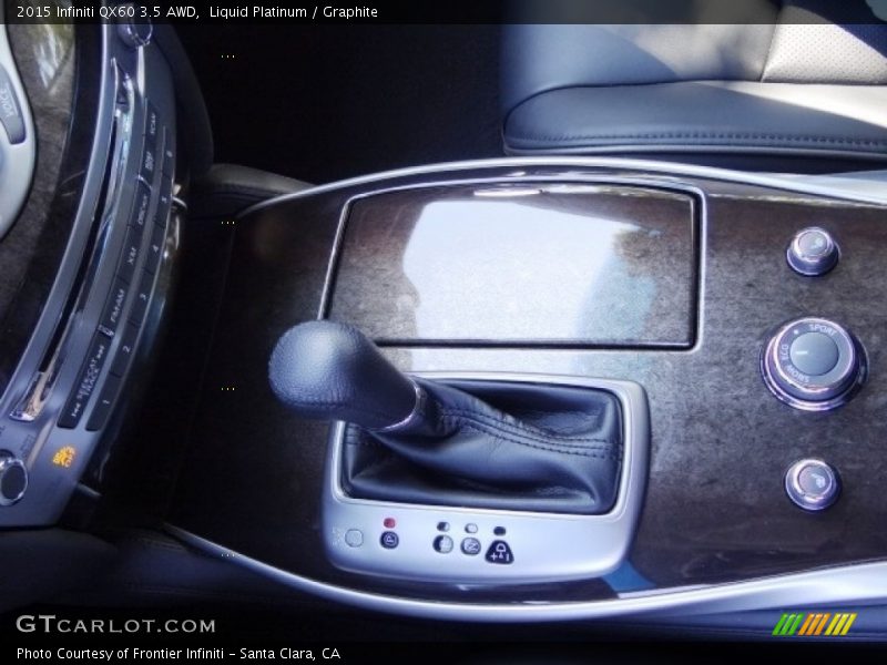Liquid Platinum / Graphite 2015 Infiniti QX60 3.5 AWD