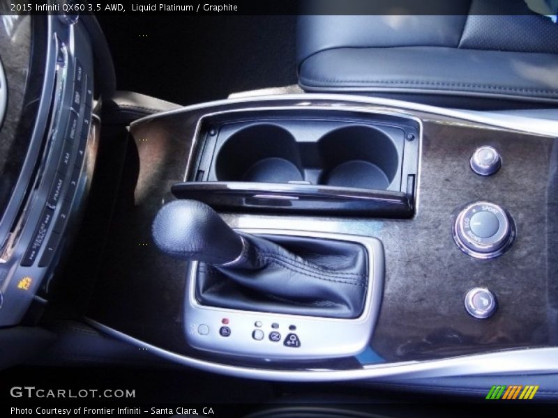 Liquid Platinum / Graphite 2015 Infiniti QX60 3.5 AWD