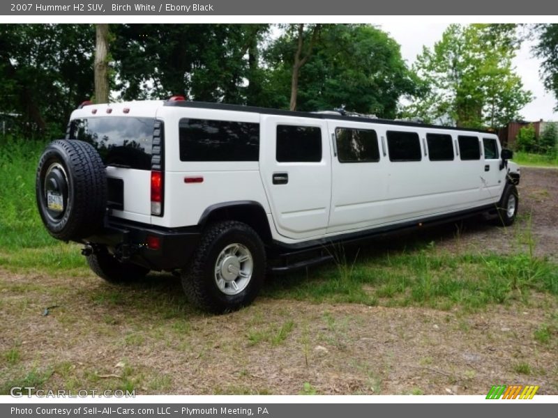 Birch White / Ebony Black 2007 Hummer H2 SUV