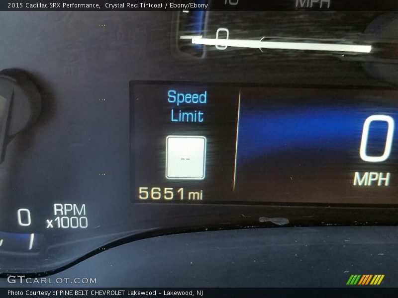 Crystal Red Tintcoat / Ebony/Ebony 2015 Cadillac SRX Performance