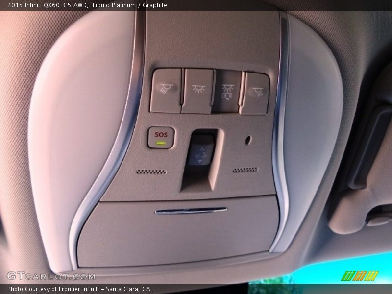 Liquid Platinum / Graphite 2015 Infiniti QX60 3.5 AWD