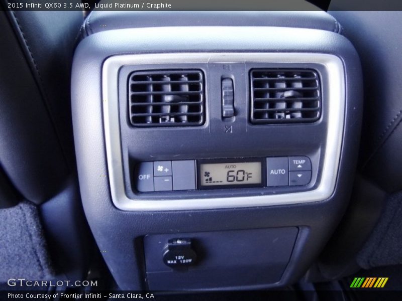 Liquid Platinum / Graphite 2015 Infiniti QX60 3.5 AWD
