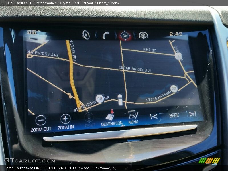 Crystal Red Tintcoat / Ebony/Ebony 2015 Cadillac SRX Performance
