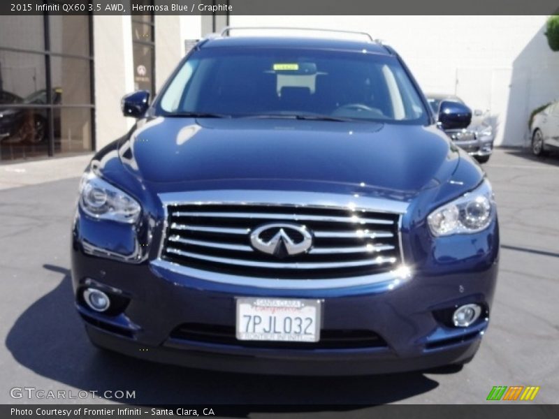 Hermosa Blue / Graphite 2015 Infiniti QX60 3.5 AWD