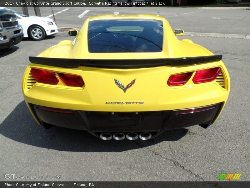 Corvette Racing Yellow Tintcoat / Jet Black 2017 Chevrolet Corvette Grand Sport Coupe