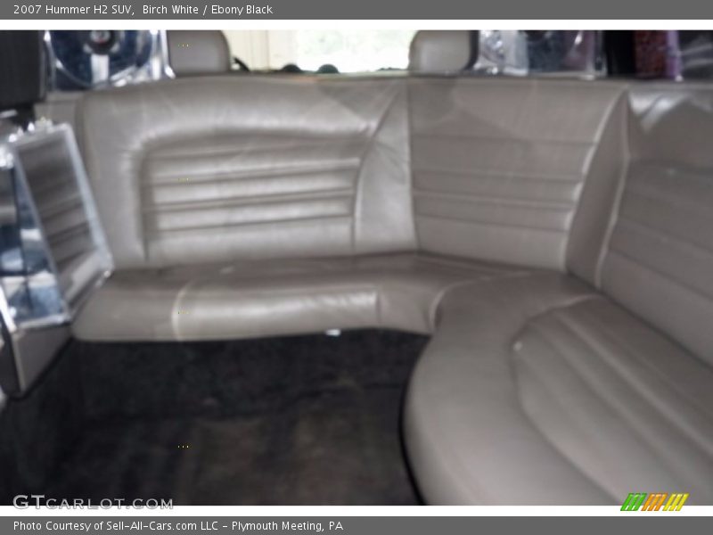 Birch White / Ebony Black 2007 Hummer H2 SUV