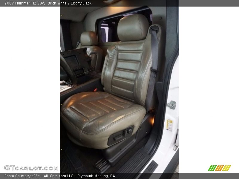 Birch White / Ebony Black 2007 Hummer H2 SUV