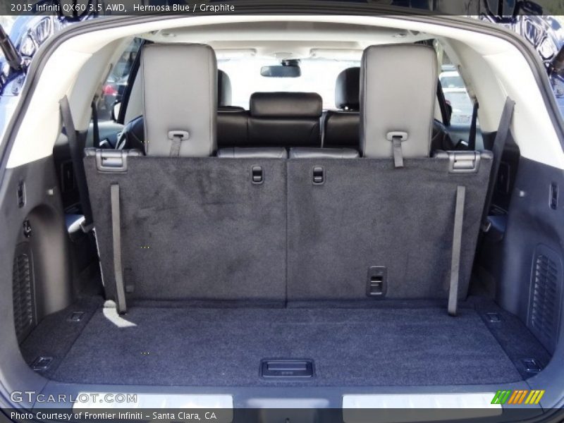Hermosa Blue / Graphite 2015 Infiniti QX60 3.5 AWD