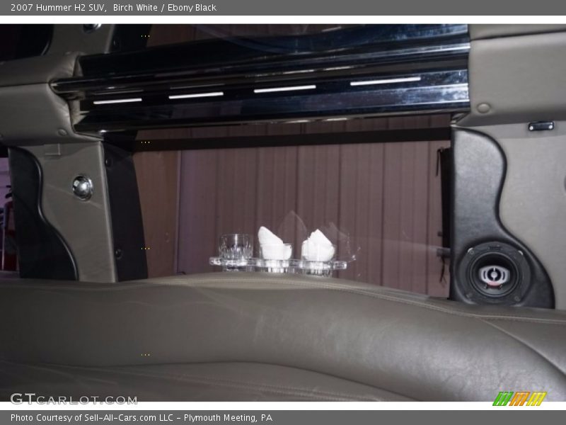 Birch White / Ebony Black 2007 Hummer H2 SUV