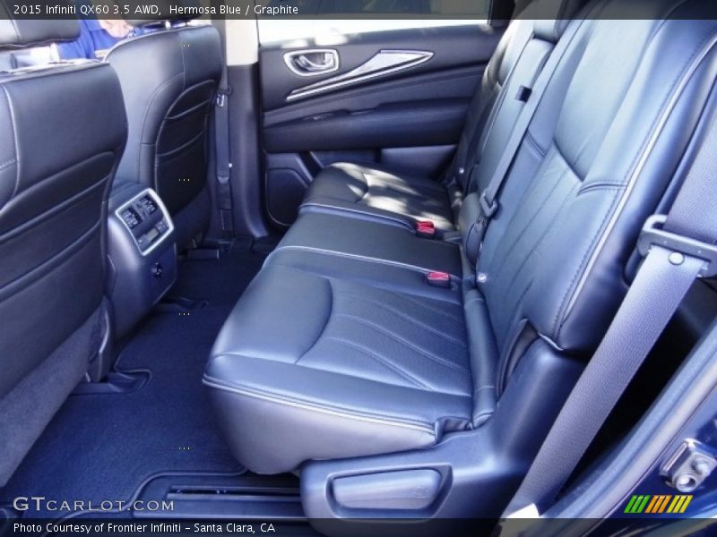 Hermosa Blue / Graphite 2015 Infiniti QX60 3.5 AWD