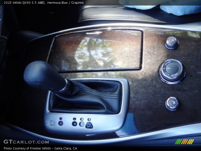 Hermosa Blue / Graphite 2015 Infiniti QX60 3.5 AWD