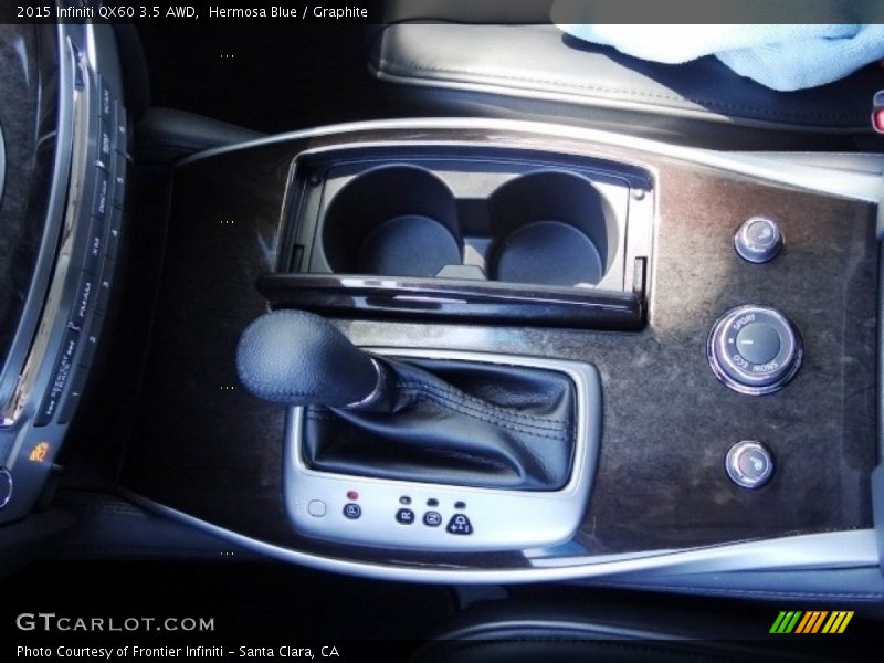 Hermosa Blue / Graphite 2015 Infiniti QX60 3.5 AWD
