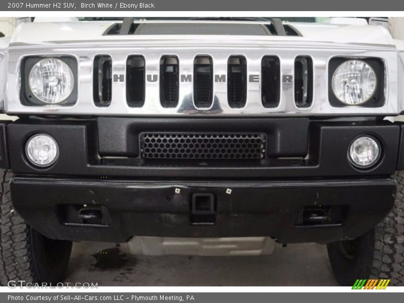 Birch White / Ebony Black 2007 Hummer H2 SUV