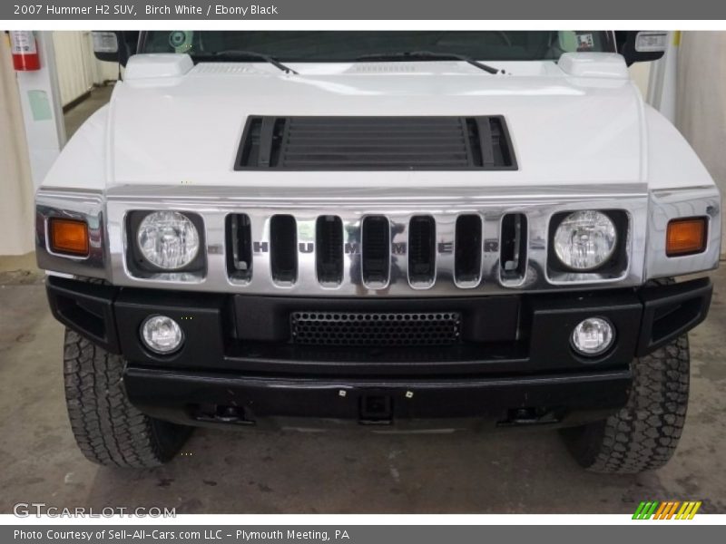 Birch White / Ebony Black 2007 Hummer H2 SUV