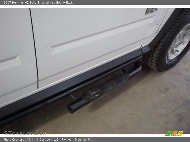 Birch White / Ebony Black 2007 Hummer H2 SUV