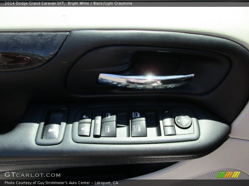 Bright White / Black/Light Graystone 2014 Dodge Grand Caravan SXT